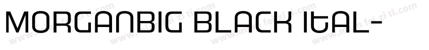 MorganBig Black Ital字体转换